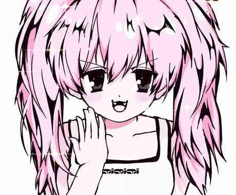 アニメチックなイラスト描きます 商用利用可◎キラキラでかわいいイラスト承ります。 イメージ1