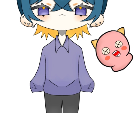 SNS等で使えるかっこ可愛いイラスト描きます 最短2日！商用利用〇な激カワイラスト描きます！ イメージ1