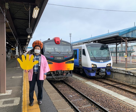 五能線「リゾートしらかみ」楽しみ方アドバイスします 能代駅1番線展示や車内販売で人気のロゴ開発の鉄道ファンが伝授 イメージ1