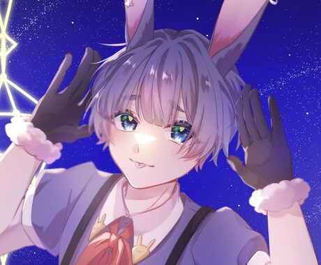 最短即日！アイコン・動画サムネイル等をお描きします 等身からミニキャラもご対応出来ます。お気軽にご相談下さい！ イメージ2