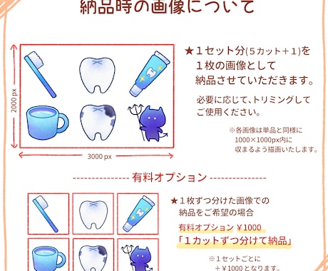 セット特別価格！水彩風のカットイラストを制作します 商用利用OK！メニュー表・パッケージ・動画コンテンツなどに イメージ2