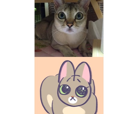 猫ちゃんのイラスト描きます SNSのアイコンやうちの子のイラストが欲しい方向け イメージ2
