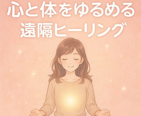 心と体をそっとゆるめる遠隔ヒーリングをします ✨不安や疲れをやさしく癒し、穏やかな未来へとサポートします♡ イメージ1