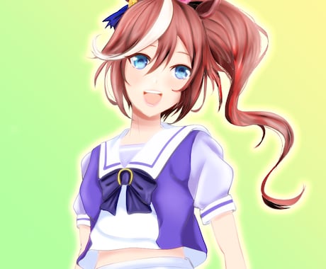 お好きなアニメ風キャラのイラスト描きます 修正無制限！お好みキャラクターのイラストに♪ イメージ1