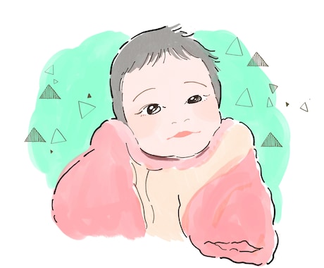 お写真をもとに、デフォルメ似顔絵作成します SNSアイコン、販促用に。シンプルでキレイめな線が得意です イメージ2