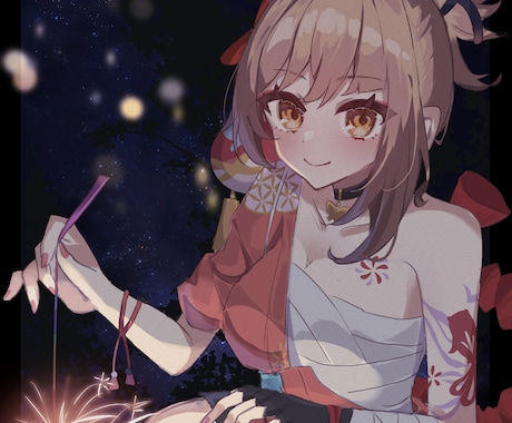 サムネやアイコンから夢絵まで幅広くお描きします ご希望に応じてかわいい萌えイラストお描きします！ イメージ2