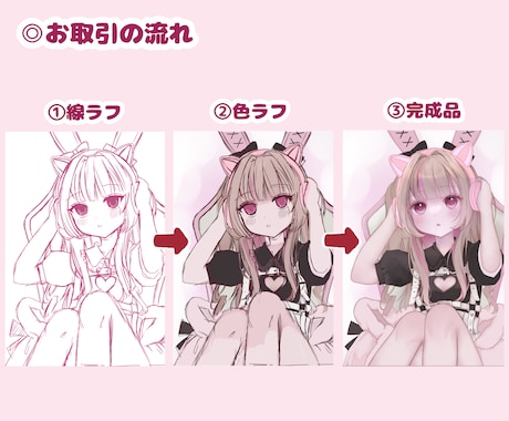 お手頃価格！アイコン・ヘッダー・サムネ等描きます 精一杯丁寧なお取引をさせていただきます！ イメージ2