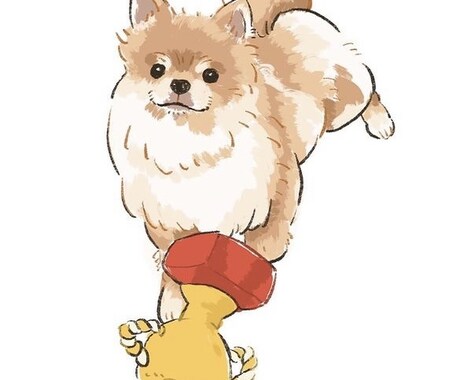 あなたのペット、動物の似顔絵描きます 可愛くて温かな雰囲気なイラストに再現します！ イメージ1