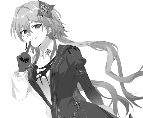 白黒イラストやアニメの原画風イラストを描きます 安価で丁寧に仕上げます！ご気軽にご相談ください イメージ1