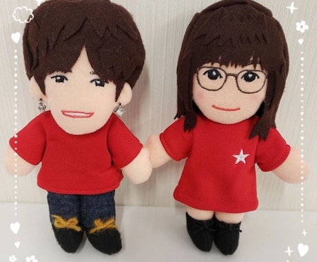 似顔絵マスコット20㎝（衣装規定）制作します 推しを約20㎝のサイズで立体的に楽しむアイテムです イメージ2