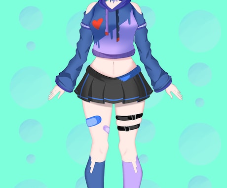 かわいい女の子のVtuber制作します 自分だけのVtuberを手に入れよう イメージ1