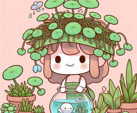 可愛いデフォルメ風アイコン用イラスト作成します イメージ1