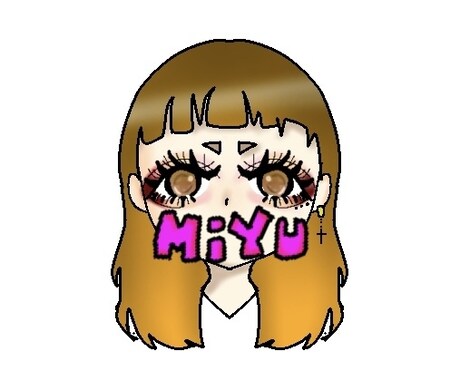 アイコン描きます 目が特徴的なアップ顔のアイコン書きます！ イメージ2