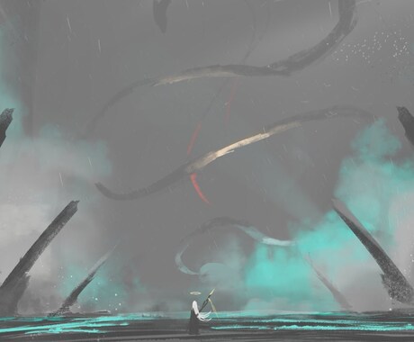 背景のイラスト制作承ります 世界観を彷彿させるアートが必要な方へ イメージ2