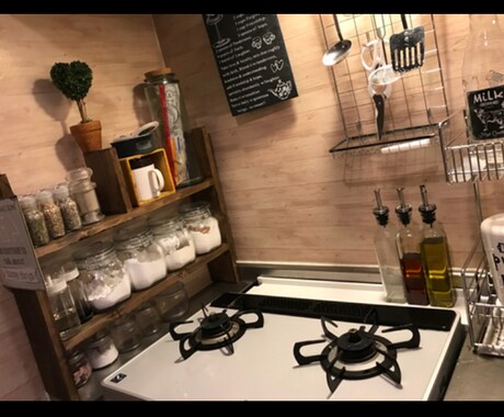 オーダーメイドキッチンシェルフを作ります キッチンの調味料を置くスペースがなく、キッチンが片付かない！ イメージ2