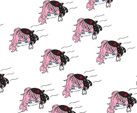 ちびキャラのスマホ壁紙・SNSアイコン作成します もちもちした可愛らしい絵柄のちびキャラで貴方だけの壁紙 イメージ2