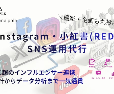 プロのSNSマーケターがSNS運用代行します 【実績500件】リーチ数10倍！Instagram等運用代行 イメージ1