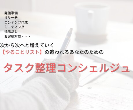 タスク整理mtg・リマインドサポートします お試し　残１名限定価格　進捗管理担当１５社経験　マルチタスク イメージ1