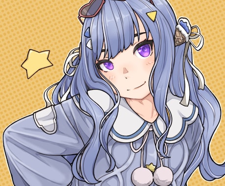 一枚絵や、アイコン・ヘッダーのイラスト製作致します 個性的なアイコンの作成をしてみませんか？ イメージ1