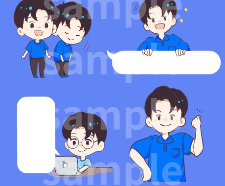 オリジナルLINEスタンプ作成します 世界にひとつ、あなただけのLINEスタンプ作ります。 イメージ2