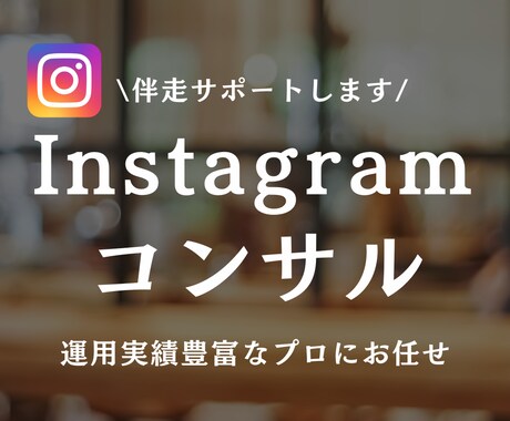 インスタグラムのコンサルを1ヶ月します 運用したいけど知識がない人へ。実績200件超えがサポート！ イメージ1