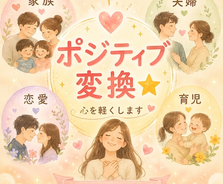 メッセージ3往復☺︎ポジティブ変換します 心が辛い時、気軽に頼って下さい♪ イメージ1