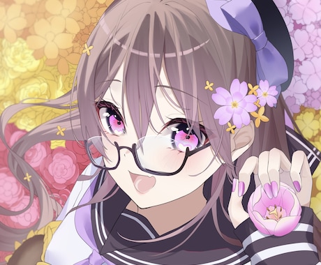 透明感のある美少女イラスト描きます グッズ・立ち絵・動画用イラストなと幅広くお受けします！ イメージ2