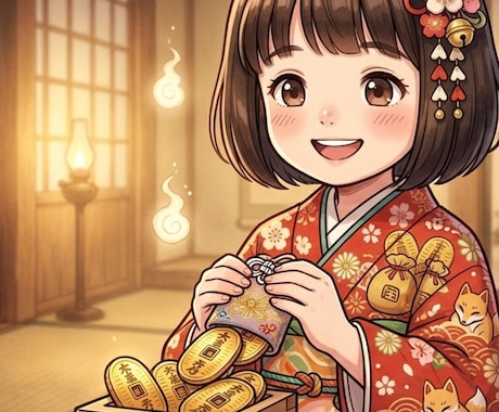 願いを叶える☘️幸運を運ぶ 座敷童子を派遣します 願いは霊的存在にまかせるとスルスル叶います♡幸せ お金 健康 イメージ2