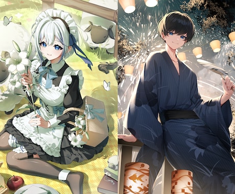 商用込◎美麗で存在感ある一枚絵/アイコン制作します サムネやMV、ゲーム、グッズ、書籍、SD…柔軟にお届け イメージ2