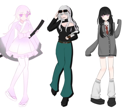 キャラクター立ち絵制作します TRPG・ゲーム・動画等のイラスト イメージ2