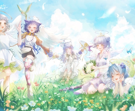 光を感じるやさしいイラストを描きます 配信サムネイル/MV/キービジュアル/SNS投稿などにぜひ◎ イメージ2