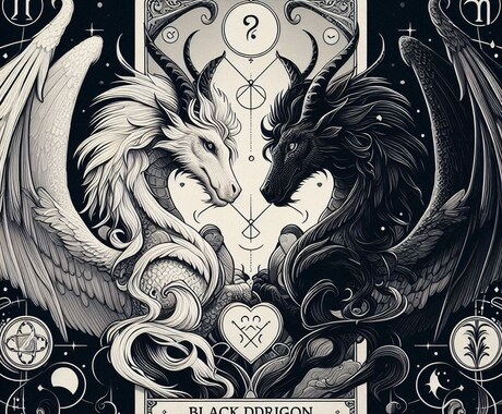 あなたが望む人生をタロットで導き出します あなたの望む運命の出会い/人生を白龍＊黒龍が導きます イメージ2