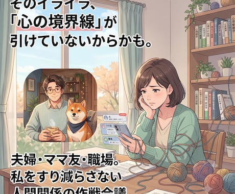 人間関係のモヤモヤを心理の専門家が整えます 相手に振り回されるを心理の専門｜臨床心理士が丁寧に整えます イメージ1
