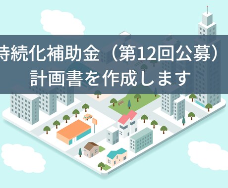 持続化補助金（第１２回公募）の計画書を作成します 補助金資料作成のプロ（元官僚）が申請書作成のお手伝いをします イメージ1