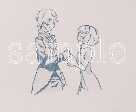 悲しい結末を迎えたキャラたちを幸せにします ⸜new⸝幸せなイラストお描きします(*ˊᵕˋ*) イメージ1
