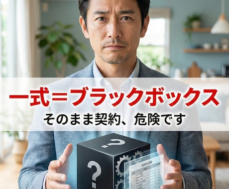 リフォーム見積の“ムダ・水増し”を見抜きます 元大手リフォーム営業13年が徹底チェック イメージ2