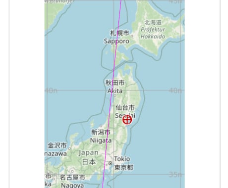 アストロトラベルMAPの出力、代行します 分までの正確な出生時間の情報が必要です イメージ2