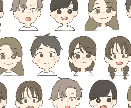 ビジネスで使いやすいシンプルなアイコン描きます ブログやSNSアイコンにぴったり！シンプルかわいいイラスト イメージ1