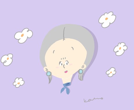 ラインのアイコン描きます どこかしらあなたに似ているふわふわ似顔絵 イメージ2