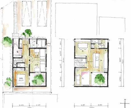 住宅の外構・庭・植栽についてアドバイスいたします 間取りを読み解き、暮らしに合う外構・庭をアドバイスします イメージ2