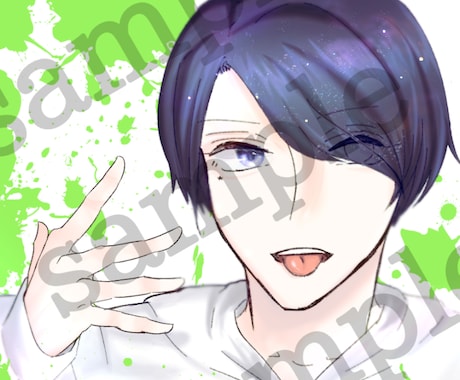 SNSのアイコン用イラストを描きます 自分だけのSNS用アイコンが欲しい方へ！ イメージ2
