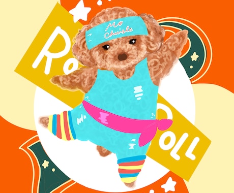 あなたのペットを絵本風イラストにします あなたのペットを絵本の可愛すぎる世界の主役に イメージ1