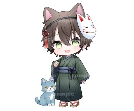 ミニキャラ・SDキャラのイラスト描きます 可愛い感じのイラストが得意です! イメージ2