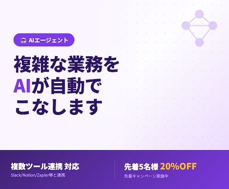 AIエージェントで業務を自動化します 【GAS/n8n/Dify対応】最適ツール提案 イメージ1