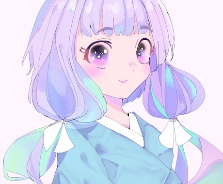 SNS用アイコン制作します ちょっと癖のある塗り方と女の子 イメージ2