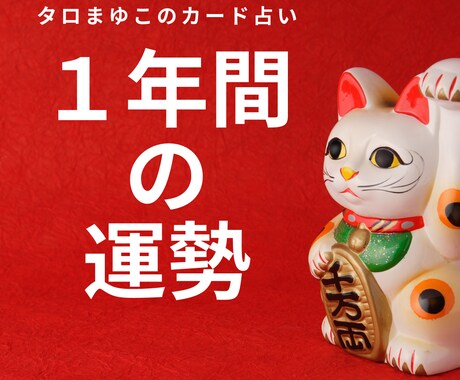 1年間の運勢をカードで占います 1年間の全体運をカードが出たままお伝えします イメージ1