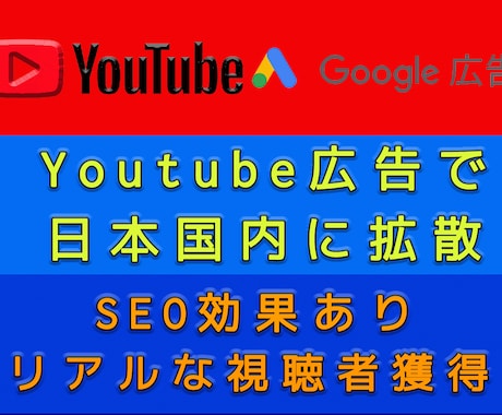 国内限定PR★YouTube＋500回再生します YouTube広告で日本国内にPRしてリアルな視聴者を獲得 イメージ1