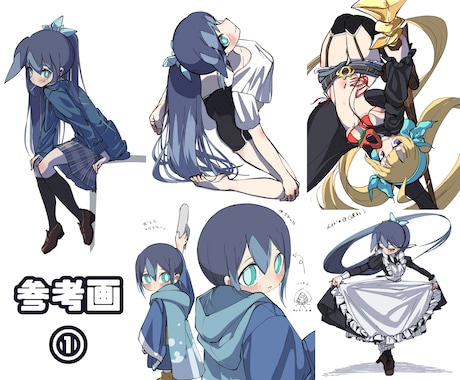 あなただけのオリジナルイラスト描きます 二次創作共に創作キャラ可◎デフォルメ寄りのアニメ塗り中心 イメージ2
