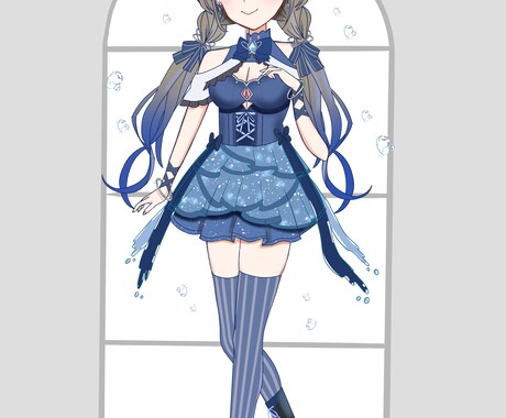 TRPG・Vtuber・配信者様|立ち絵制作します 打ち合わせ・修正丁寧対応|愛着の持てるオリジナル立ち絵を！ イメージ2