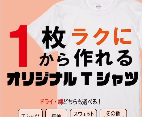 オリジナルTシャツを作成します ご要望にお応えできるようにお客様とのやり取りを心がけています イメージ1